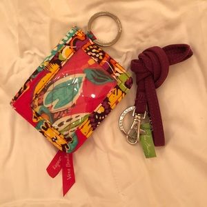 Vera Bradley Campus Double ID and Lanyard